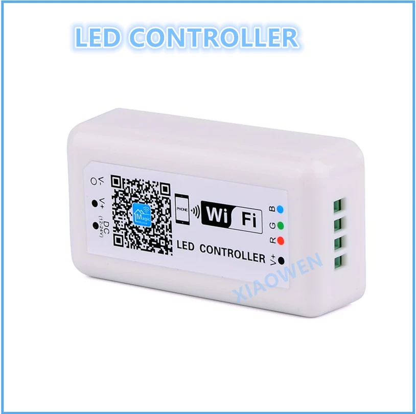 LED Управление er DC12-24V Мини светодиодный WI-FI RGB Управление Лер для Iphone, Ipad, IOS/Android мобильный телефон Беспроводной Управление для RGB Светодиодные ленты