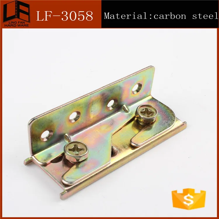 new design Bedroom Furniture bed fittings hardware, bed corner fitting
