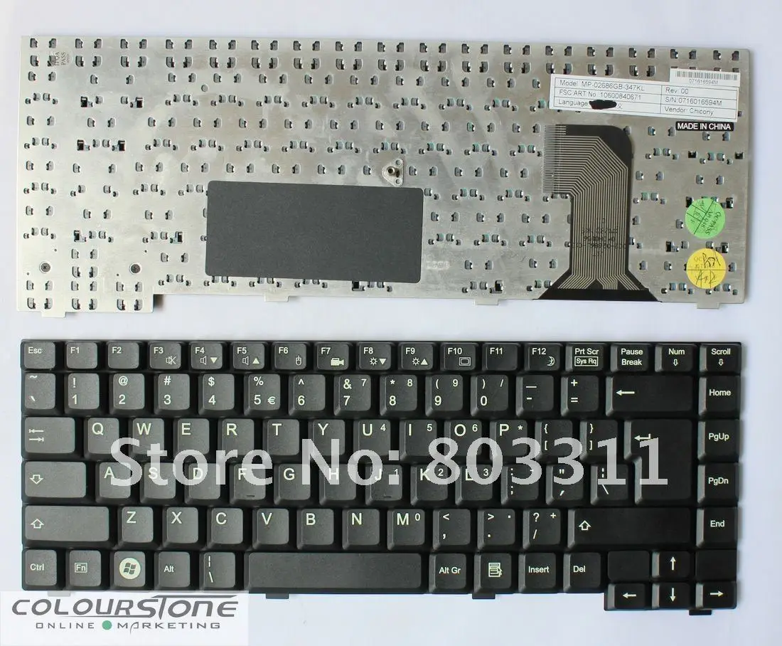 Для ноутбука клавиатуры для fujitsu seimens Amilo Pi2530 Pi2540 Pi2550 Xi2428 черная раскладка США