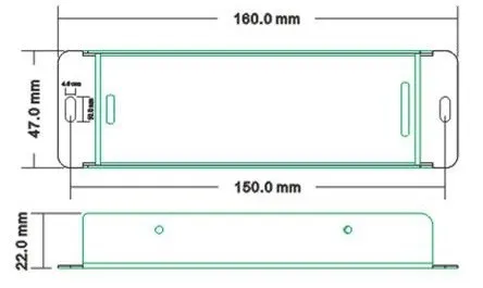 DALI диммер и светодиодный драйвер W/TOUCH DIM Функция 1 канал DC12-24V постоянное напряжение один выход