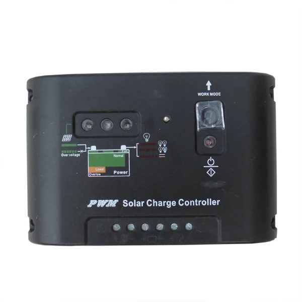 Sistema de Carga da Bateria do Painel Solar Controlador pv Preto 5 Pcs 10a 12v24v 3 sistema de carga da bateria Do Painel Solar Preto