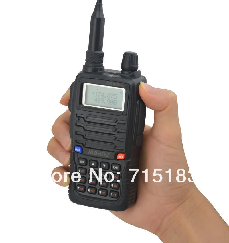 HELIDA HLD-UV2 136-174 МГц и UHF400-480MHz двухдиапазонный 5 Вт/3 Вт 128CH FM 65-108 МГц Портативный двухсторонний радио