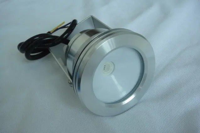 Бесплатная shipping10W RGB Светодиодный прожектор Прожектор входное напряжение 24 v + контроллер