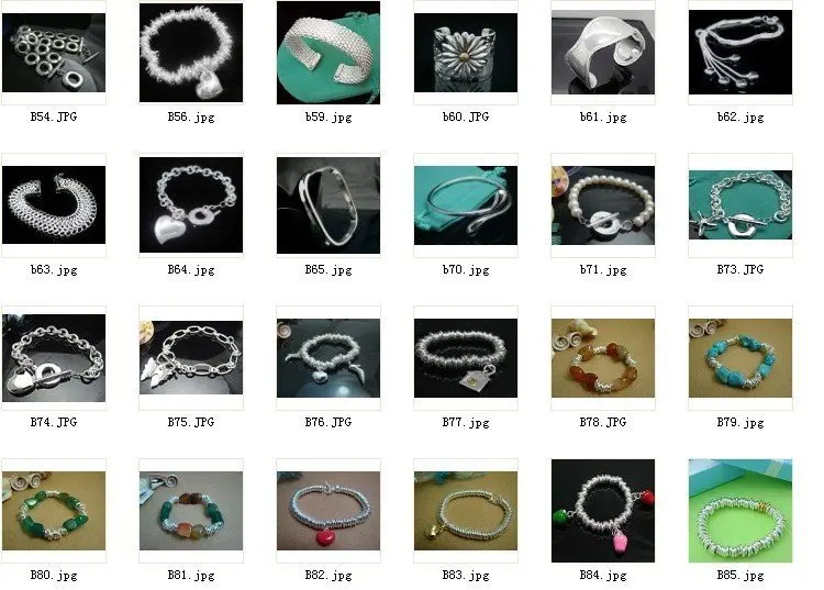 Модные ювелирные изделия, 925 пробы серебро jewelryr браслет, ювелирные изделия, Фирменная Новинка B295