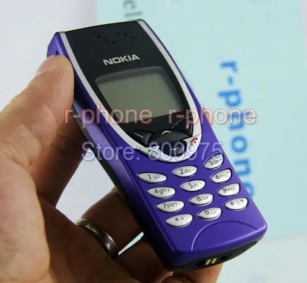 NOKIA 8210 мобильный телефон разблокированный 2G GSM 900/1800 Восстановленный не может использовать в США
