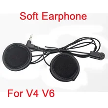 1 pc Fodsports Brand Soft Earphone Stereo Suit for V6 V4 Motorcycle Bluetooth Helmet Intercom