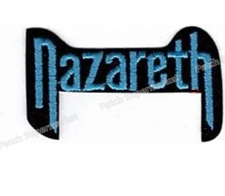 3," NAZARETH синий логотип музыкальная полоса патч металлический термоклейкий значок Рокерская футболка Передача образец аппликации Рок Панк значок