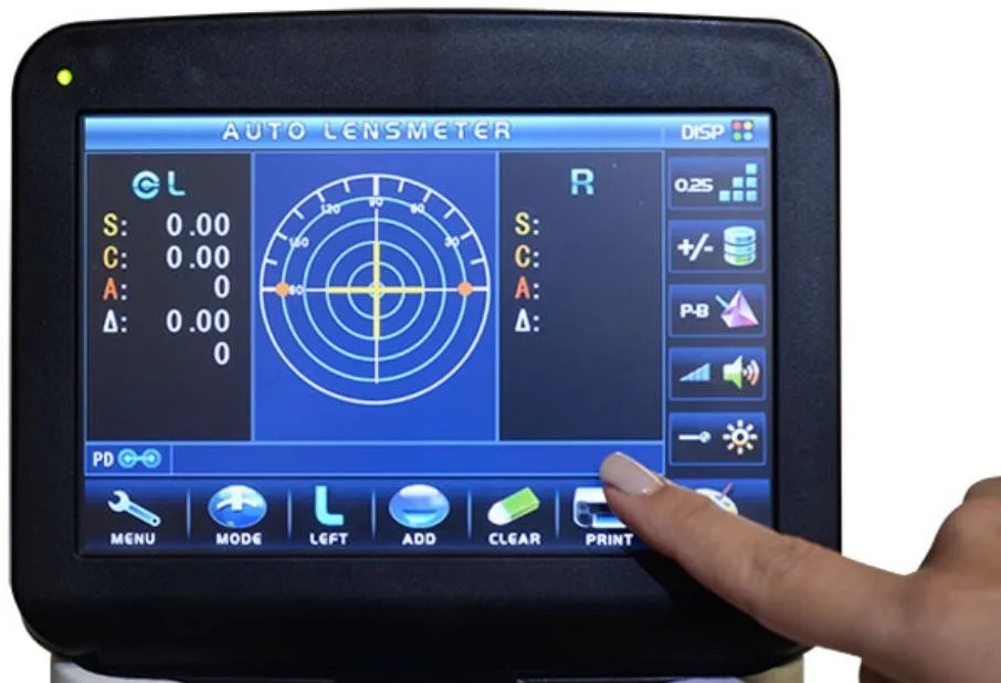 Xinyuan 7 ''Цвет Сенсорный экран Авто Цифровой lensmeter lensometer JD-2600A с CE FDA
