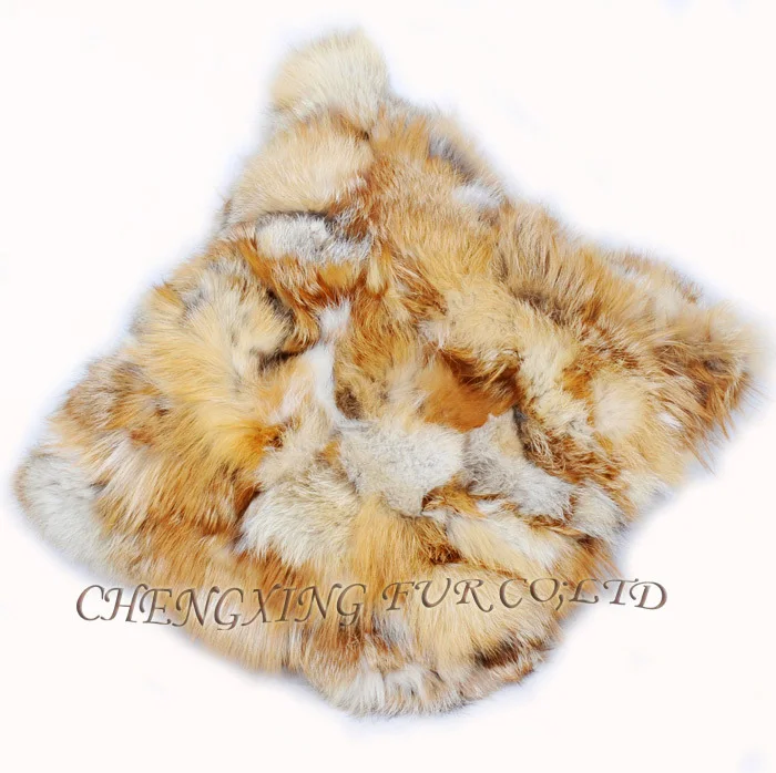 CX-D-52 45X45 см чехол для подушки из лисьего меха - Цвет: red fox