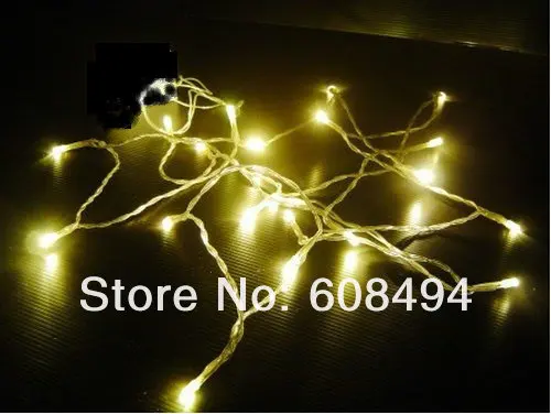 110 В 100 светодиодный 10 м/32 фута светодиодный Сказочный свет для рождества, Рождества, свадьбы, праздничное оформление, задний штекер, опционально-теплый белый