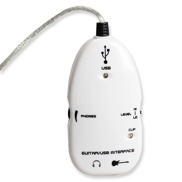 White Легко подключи и играй Guitar Link к usb-интерфейсному кабелю для ПК и видеозаписи - Цвет: White