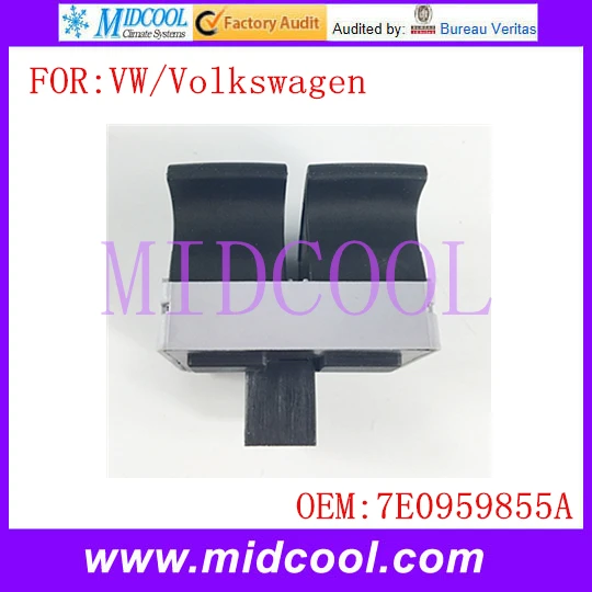 New Electric Power Window Switch use OE NO. 7E0959855A / 7E0 959 855A for VW Volkswagen