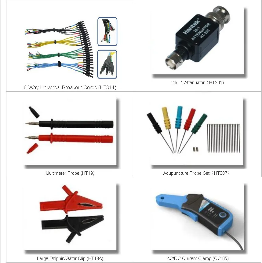 Hantek1008C 8CH USB Автоматическая область/DAQ/8CH Программируемый генератор