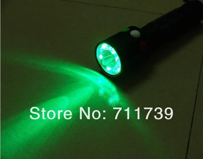 CREE Q5 LED световой сигнал зеленый белый красный фонарик светодиодный фонарик яркий сигнальная лампа + 1x18650 Батарея /Зарядное устройство