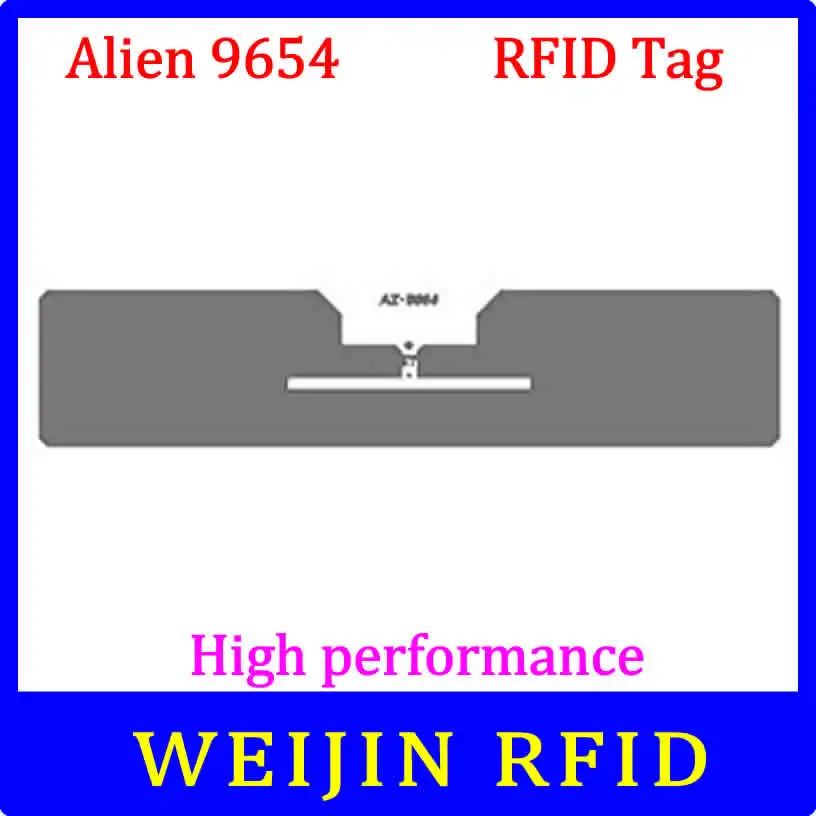 Alien 9654 UHF RFID сухая инкрустация 860-960 MHZ Higgs3 915 M EPC c1g2 ISO18000-6C, может использоваться для RFID меток и этикеток