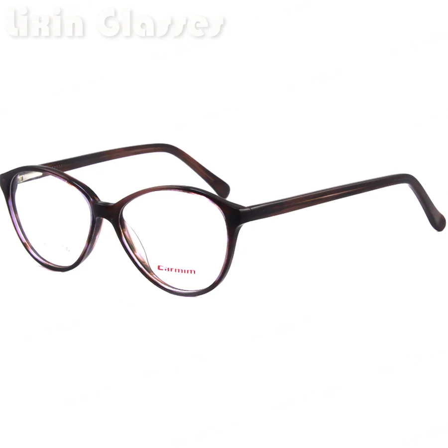 Мужские ацетатные весенние шарниры Demi коричневые чистые линзы оправа/очки/оптическая оправа/очки 35BG24007-C6
