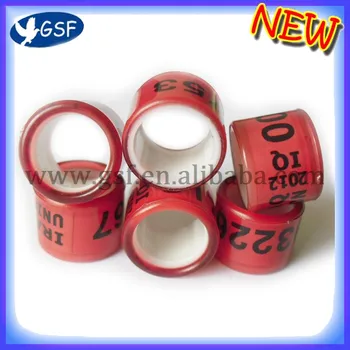 

Cheap pigeon foot ring with plastic core band ring