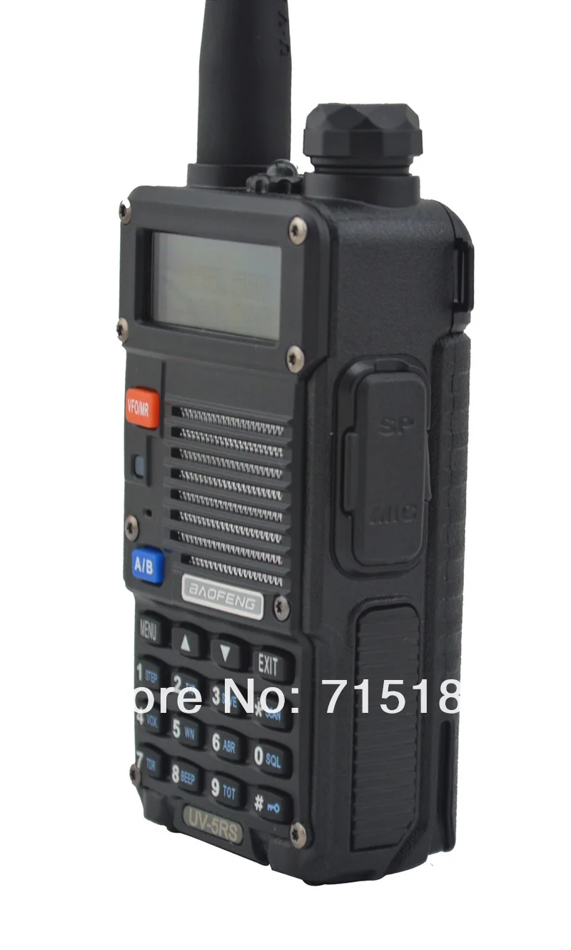 2014 Новинка! Baofeng UV-5RS 136-174 МГц и UHF400-520MHz двухдиапазонный 5 Вт/1 Вт 128CH FM 65-108 МГц с бесплатными наушниками Портативное двухстороннее радио