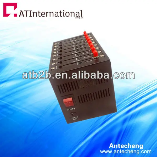 8-портовый модемный пул смс gsm tc35i модем