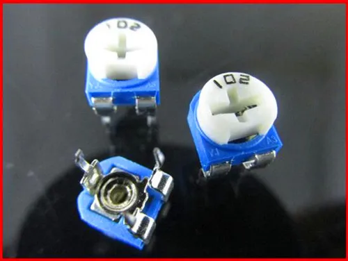 

Free Shipping!!! 10pcs 1K potentiometer adjustable potentiometer / blue adjustable / Horizontal /Electronic Component