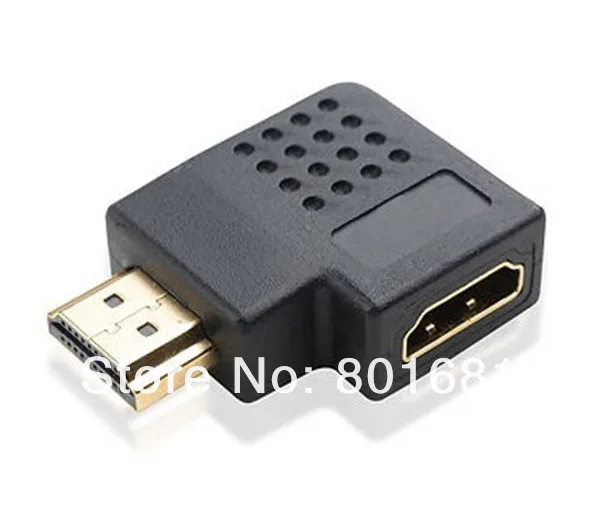 5 шт./партия!+ Высокое качество 90 градусов угол HDMI мужчин и женщин адаптер с прямым углом