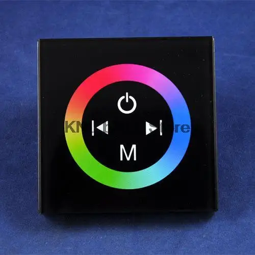 Светодио дный LED RGB Сенсорная панель контроллер, полный цвет настенный контроллер, DC12-24V 3 каналы 4A