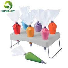 Hohe qualität küche zubehör 29,2*18*11,7 cm diy spritzbeutel stehen kuchen dekorieren zuckerglasur-friedliche bag halter werkzeuge