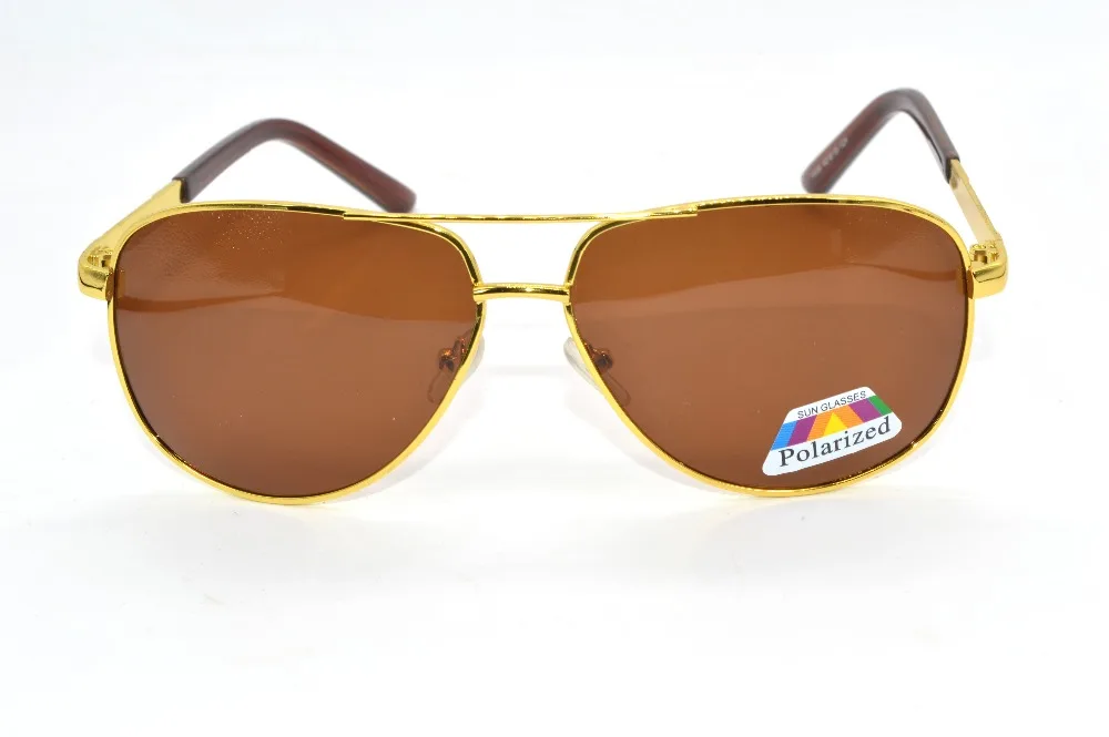 =clara Vida= Classic Sunglasses Double Bridge Fighter Pilot Mens Custom Made Myopic Minus Prescription Polarized-1 To-6