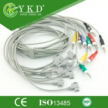 

Compatible for HP Trim series 12 channel ekg cable IEC Banana 4.0 end