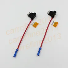 1000pcs Car Blade Fuse Boxes Holder Piggy Back Adapter Cable Add-A-Circuit Fuse Holder Standard Blade Fuse ATO ATC 12v 24v 20A
