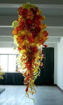 

Home Decoration Handmade Blown Glass Chandelier for High Ceilings