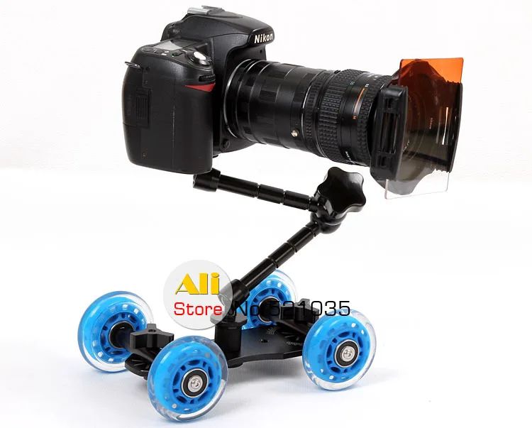 DSLR камера настольная тележка+ 11 дюймов magic arm комплект кронштейн видео фильм для 5d 6d 80d 70d 700d d7000 Аксессуары для фотографии