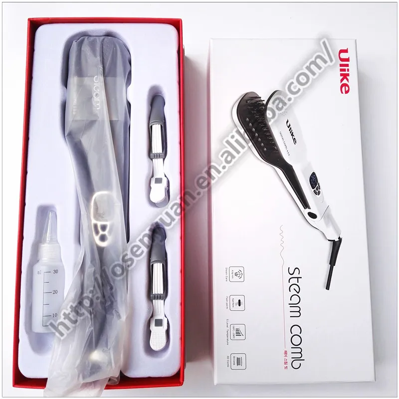 

Steam Hair Straightener Comb Hair Straightener No Damage No Harm Fast Electric Smooth Brush Ceramic Hair Straightener Comb
