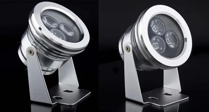 9 W llevó luces subacuáticas para estanque Piscina fuente, Led luz de la piscina, llevó el proyector del envío libre 9 W llevó luces subacuáticas para estanque Piscina fuente, Led luz de la piscina, llevó el proyector del envío libre