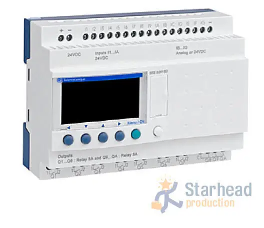 NEW Original Zelio Logic SR3 SR3B261B Smart Relay Module AC24V 16 inputs 10 relay outputs with clock, panel for Schneider PLC