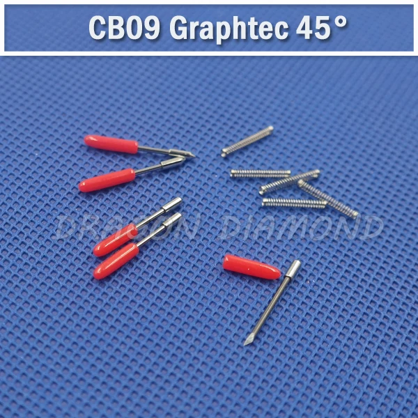1 шт. Graphtec CB09 виниловый плоттер Стикеры держатель лезвия и 15 шт. Graphtec CB09 лезвия 30/45/60 градусов каждые 5 шт