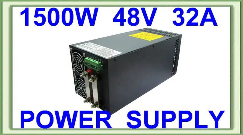 Параллельное функционирование высокого качества YULE SCN-1500 12 V 24 V 27 V 48 V 1500 W одиночный выход импульсный источник питания