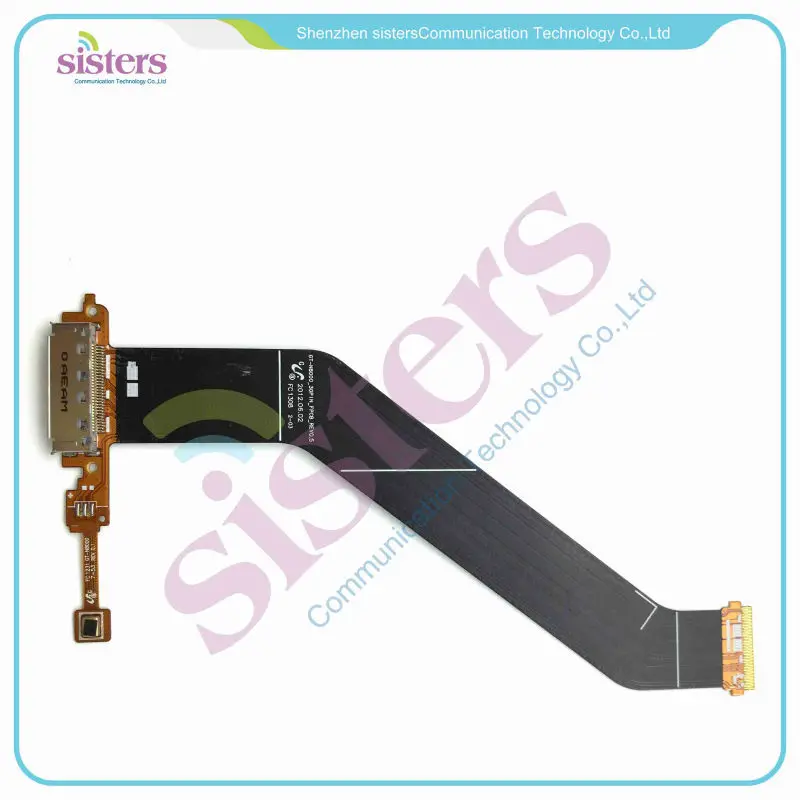 PWW0069  Original OEM USB Charging Port Dock Connector Charger Flex Cable w Mic For Samsung Galaxy Note 10.1 N8000 (2)