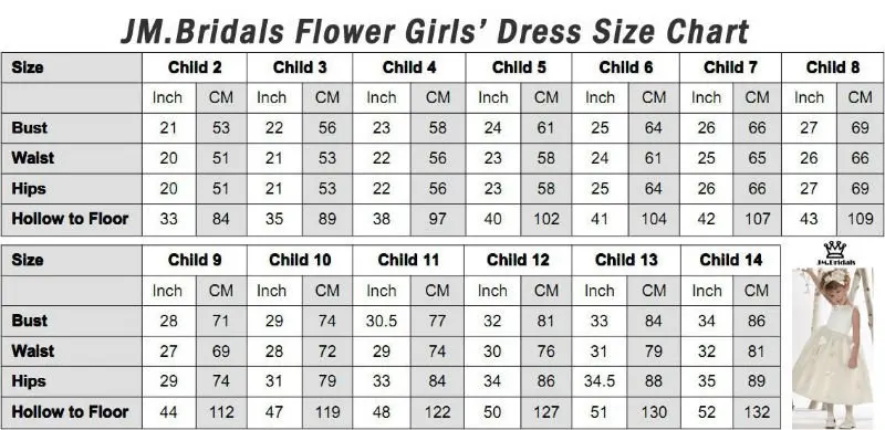 Us Girls Dress Size Chart