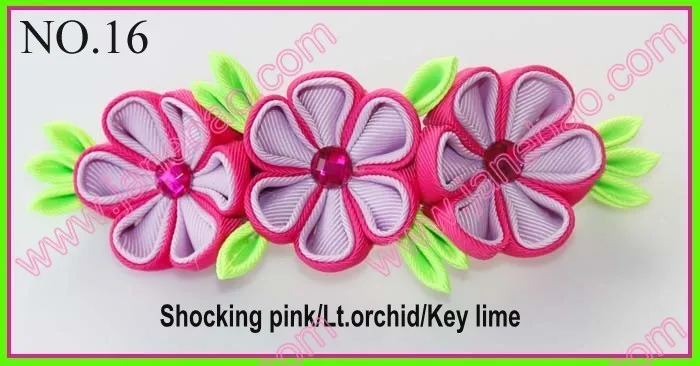 145 шт. 6 ''новые Kanzashi лепесток заколки катушка заколки волосы девушка клип
