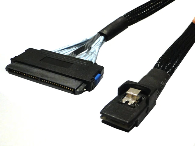 Mini SAS SFF 8087 36pin целевой к SAS SFF 8484 32 контактный хост-кабель 100 см для RAID
