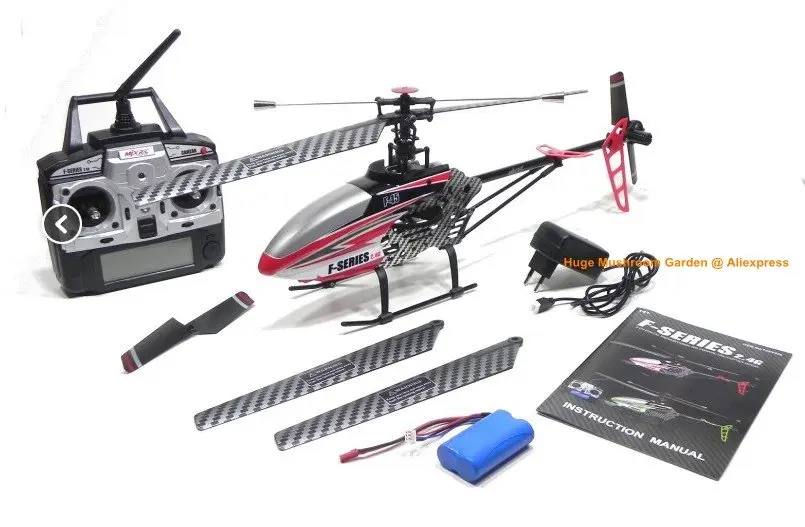 MJX F45 F645 RC Helicopter 2.4G 4CH F 