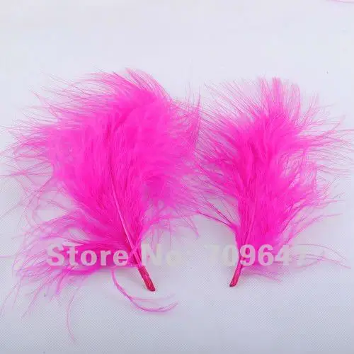 New! Hot sale! 600pcs/Lot  12-16cm Marabou Turkey Feathers 7colours available free shipping