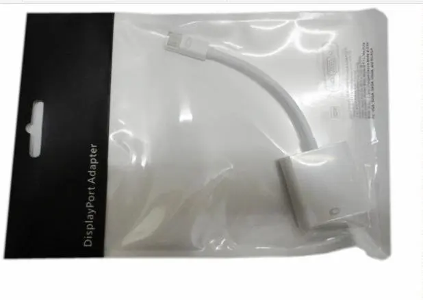20 шт./лот. Mini displayport DP штекер в VGA кабель адаптер. Адаптер для M.A.C. Разъем M.A.C. Кабель MINI DP для VGA
