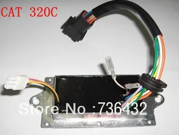 Дроссельная заслонка экскаватора моторный модуль для экскаватора cat 320C, модуль привода двигателя панель, экскаватор электронные части