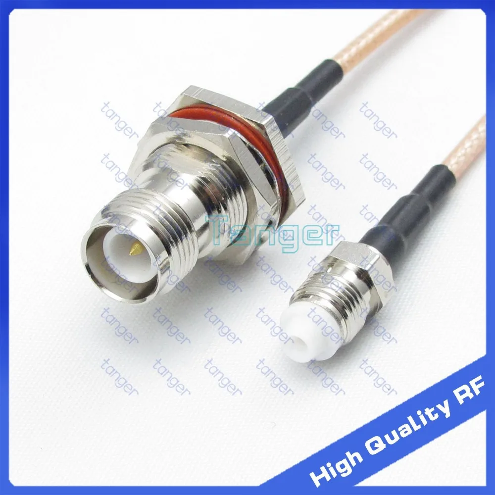 

6inch FME female to RP-TNC female jack with RG-316 RF Coaxial Pigtail Jumper cable 6" 15cm Tanger High Quality RF cables