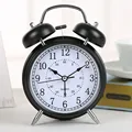 Metal Double Bell Alarm Clock With Backlight Desktop Clock Table Clocks Service For Children Despertador