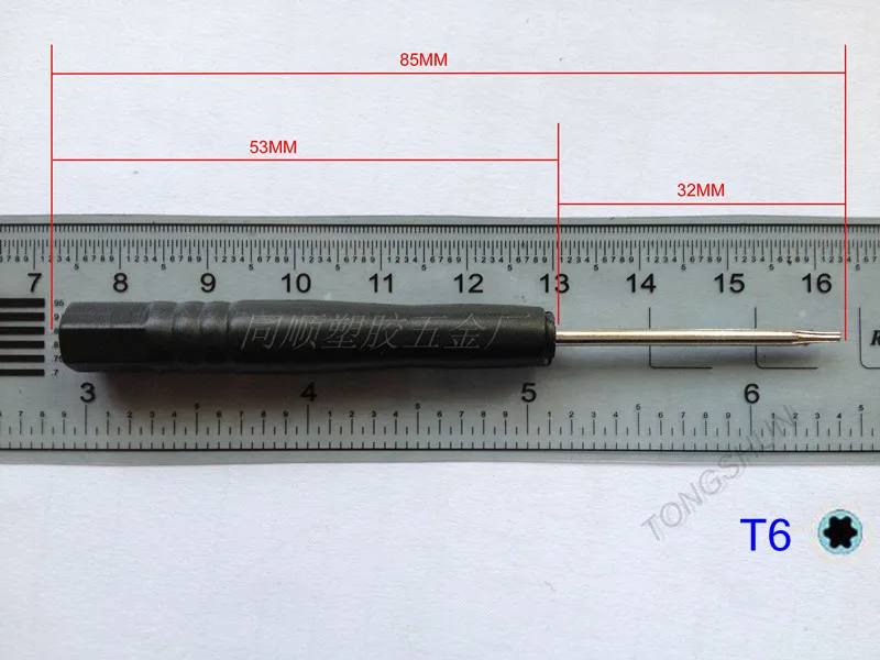 Бесплатная доставка Отвёртки Torx T6 200 шт./лот
