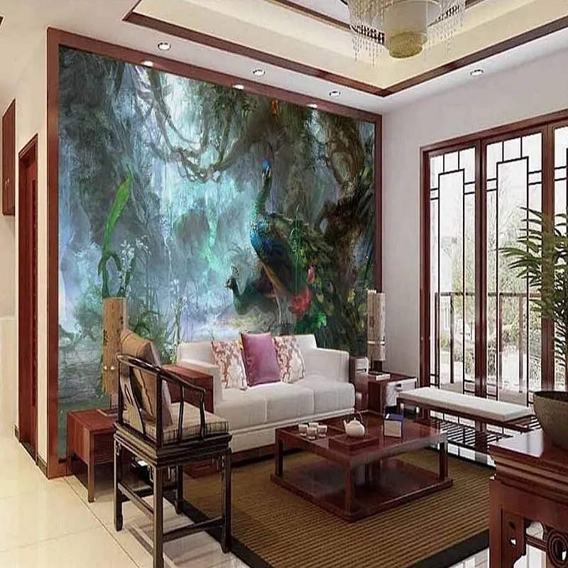 Gambar Gambar Dinding Dekoratif Desain Sunset Pemandangan Alam Indah