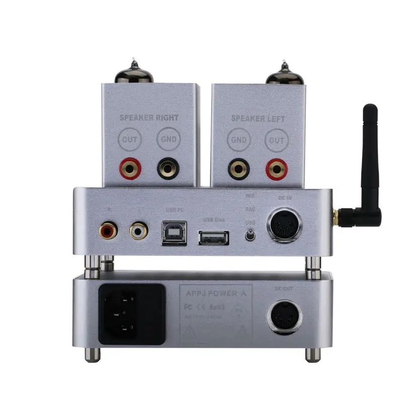 APPJ PA1601A 6P14(el84) Ttube усилитель wifi USB SD мульти приемник декодер лампа Amp HIFI EXQUIS